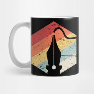 Retro Pen | Calligraphy Novelist Writer Gift Mug